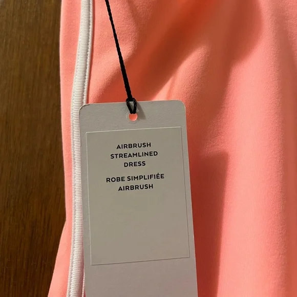 Alo Yoga Airbrush Streamlined Dress Neon Bubblegum Sz S - Picture 11 of 13